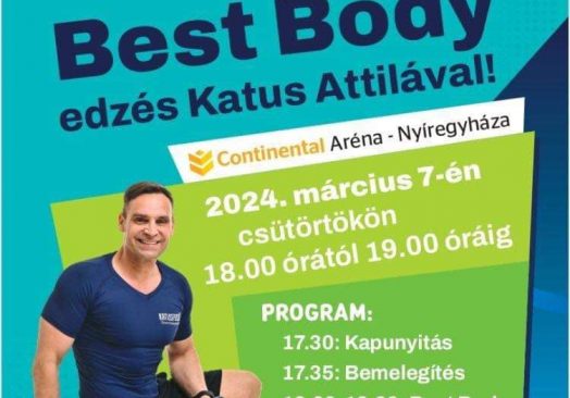 Fitt-Nőnap Best Body Edzés Katus Attilával – Continental Aréna