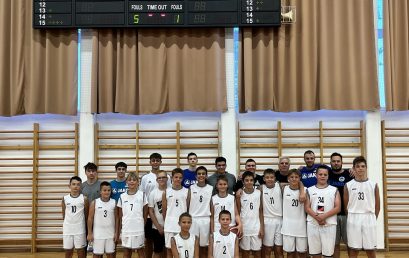 Magabiztos győzelmek – Selejtezőben az NYSC U14 kosárlabda csapat