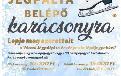 Jégpálya belépő Karácsonyra