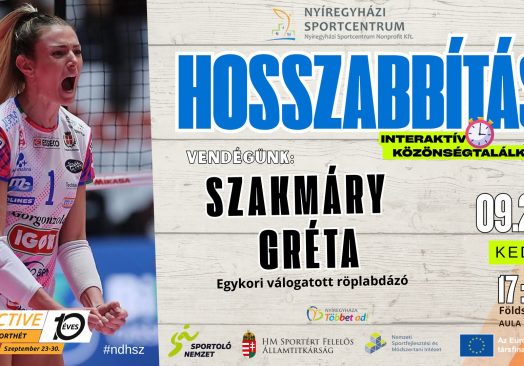 Hosszabbítás  – Közönségtalálkozó Szakmáry Grétával