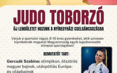 Judótoborzót tart a Nyíregyházi Sportcentrum