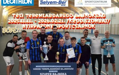 ﻿RAJTOL A 2025–2026-OS TEREMLABDARÚGÓ BAJNOKSÁG!