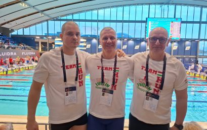  Sikeresen szerepeltek a nyíregyházi masters úszók Lublinban