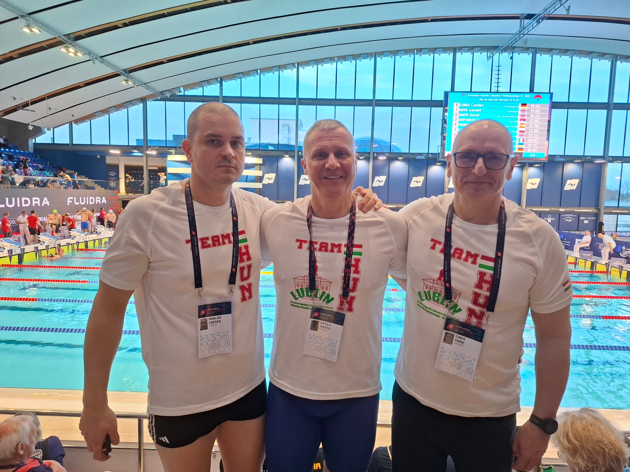  Sikeresen szerepeltek a nyíregyházi masters úszók Lublinban Sikeresen szerepeltek a nyíregyházi masters úszók Lublinban