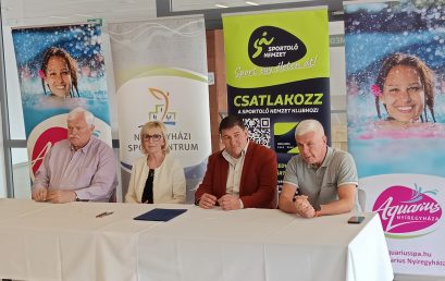 Együttműködési megállapodást kötött a Nyíregyházi Sportcentrum és a Sóstó-Gyógyfürdők