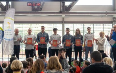 Aranyjelvényes atléták elismerése Nyíregyházán