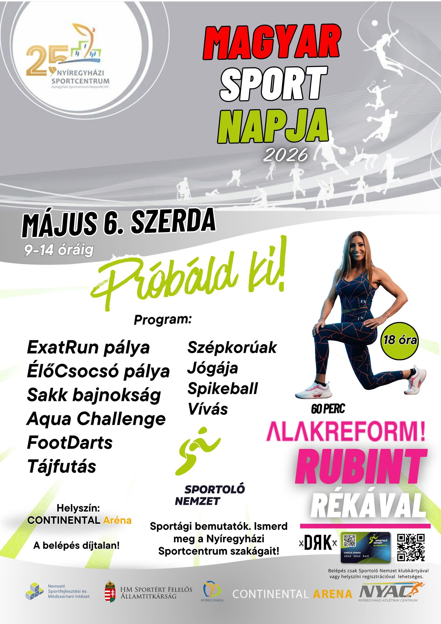 ÖLTÖZZ SPORTOSAN! MOZOGJ VELÜNK!