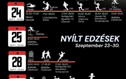 Nyitott sportlétesítmények – heti menetrend az Európai Sporthéten